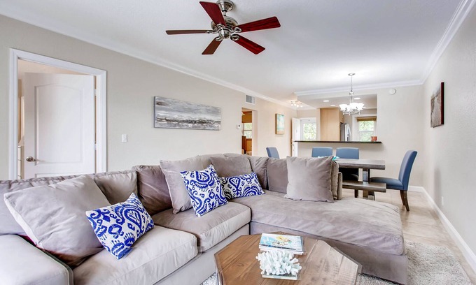 Bel Air Condo | Serenity by the Sea, 2 bedroom 2 bath across the street from beach!