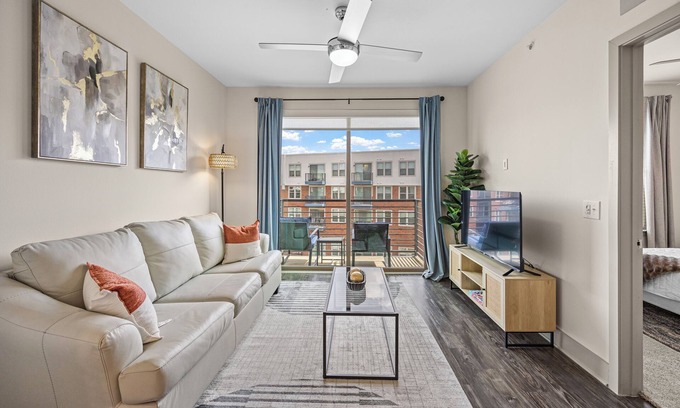 Frisco Original Donation Apartment | Serene 1BR Apt with Fitness room, Pool and Free parking