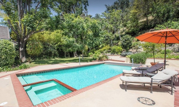 Bel Air House | Serene and Private Residence on the Hills of Bel Air with salt water pool