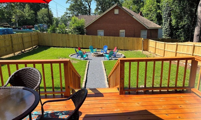 Montgomery House | Serene Getaway w/Fast Wi-Fi, Deck, Fire Pit, Roku