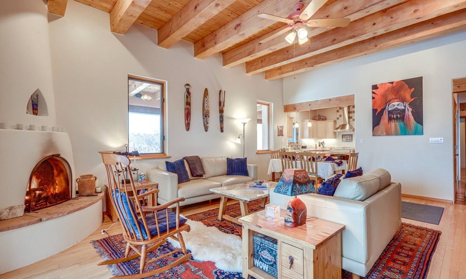 Eldorado at Santa Fe House | Serene Santa Fe Getaway w/Hot Tub & Fireplace!