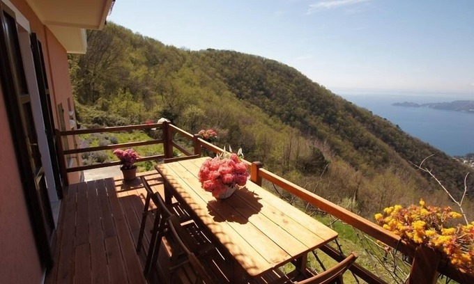 San Colombano Certenoli Villa | Sestri Levante, Ligurian 6 persons apartment, view on Portofino