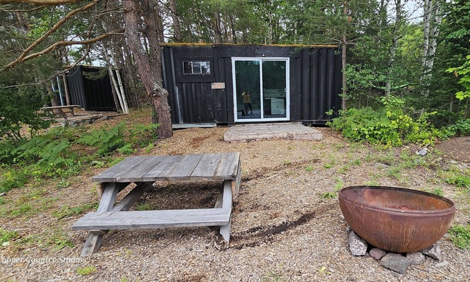 Mohawk Cabin | Shipping contain conversion into cozy copper Country cabin!!