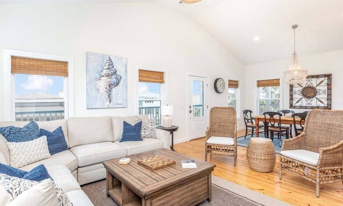 Tybee Island House | Shore Beats Work | Stunning Ocean Views!