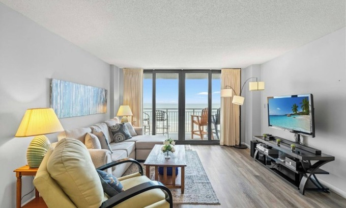 Crescent Beach Apartment | Shoreham I 4B- Oceanfront 3BR/2BA- Pool