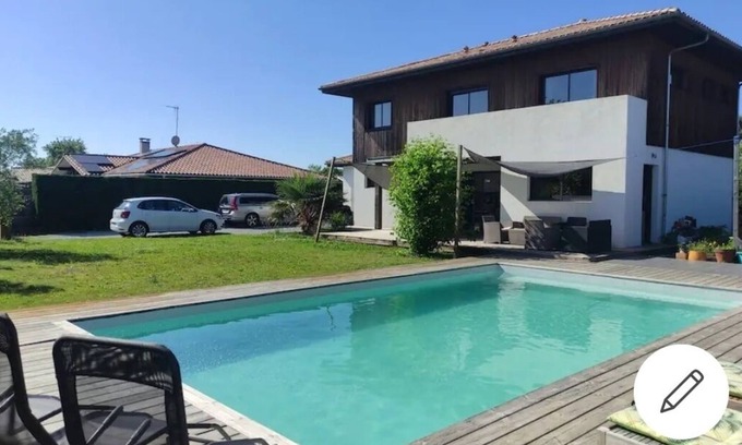 Moliets-et-Maa House | Silver Coast Villa. Moliets and maa. 160m2 villa with large swimming pool.