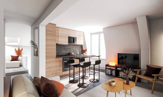 Poissy Apartment | Situé Dans le Centre-ville et à 3 Minutes de la Gare
