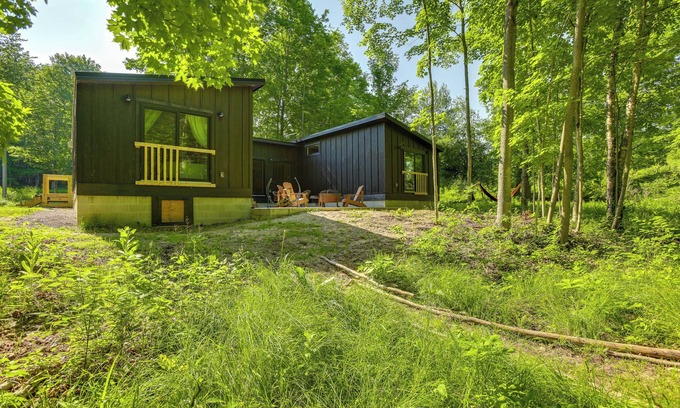 Empire Cabin | Ski & Unwind: Cozy Creekside Cabin in Glen Arbor!