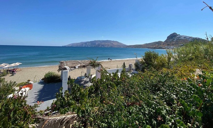 Skiros Condo | Skyros Beachfront Nest-A step away from the beach