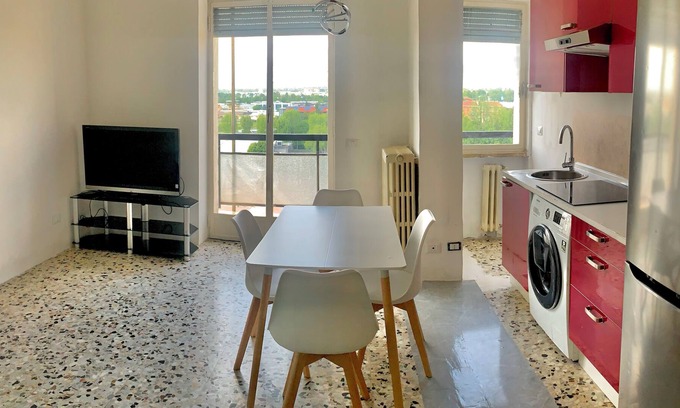 Cinisello Balsamo Apartment | Skyview Retreat : Amazing lighting attic with panoramic view