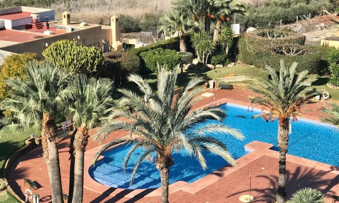 Vista de los Angeles-Rumina Apartment | Sleeps 6 Large Communal Pool - Private Roof Terrace - Mojacar