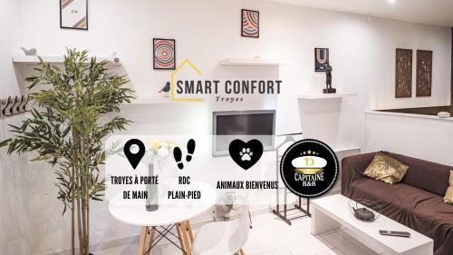 Troyes Apartment | Smart Confort 8 - Studio confort et stylé