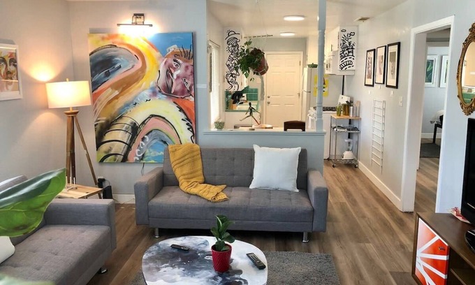 Southeastern Sacramento House | Smart, Eclectic ART HOUSE near UC Davis Med Center