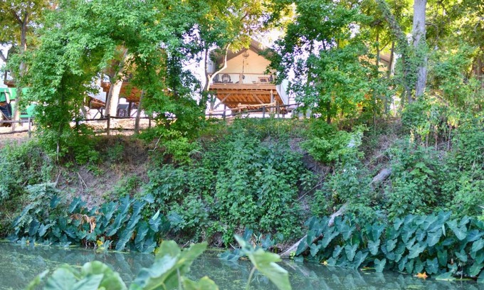 Sutherland Springs House | Son's Rio Cibolo Birdhouse Cabin #22 Brand New Cabins Overlooking Beautiful Spring Fed Creek!