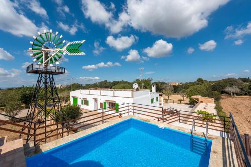Felanitx House | Son Vorera, situada en una colina, con piscina.