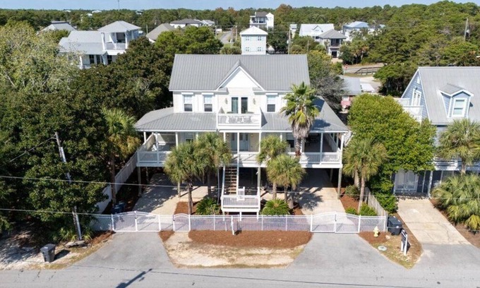 Gulfview Heights House | South of 30A, Pet friendly home w/Heated Pool, Golf cart or walk to beach