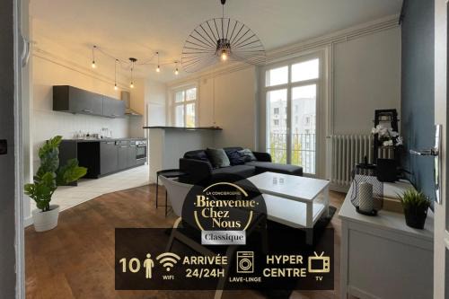 Clermont-Ferrand Apartment | Spacieux 5 chambres, 10 couchages, tout équipé B