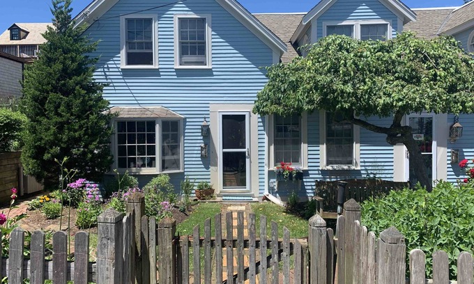 Provincetown Condo | Spacious 2-Bedroom Retreat in West End with Long Point Views & Stunning Garden.
