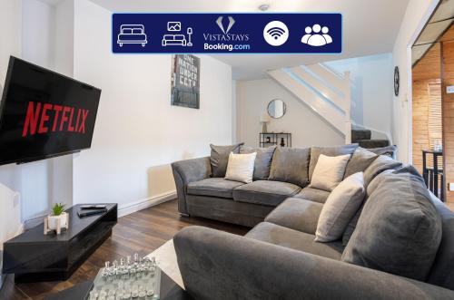 Belle Vue House | Spacious 5BDR House By Vista Stays Short Lets & Serviced Accommodation Manchester With Free WiFi, Parking & Netflix