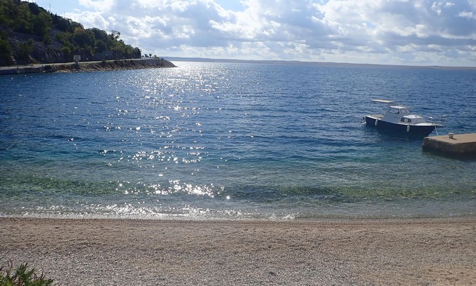 Baric Draga Apartment | Spacious apartment for 6 people by the sea