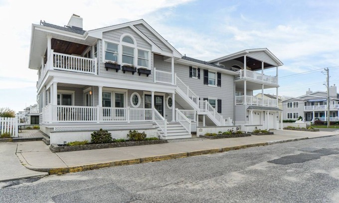 South End Condo | Spacious Corner Property! One house off the beach