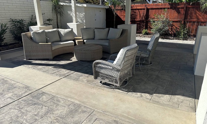 Modesto House | Spacious cozy Oasis retreat with private pool Backyard