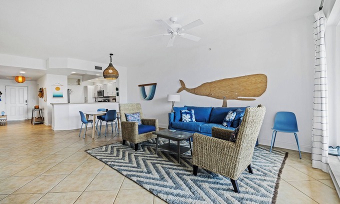 Inlet Villas Condo | Spacious Gated Minorca Retreat, Pet Friendly with Pond Views and Resort Amenities - MM403