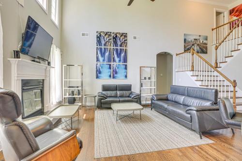 High Point House | Spacious High Point Family Home with Yard and Grill