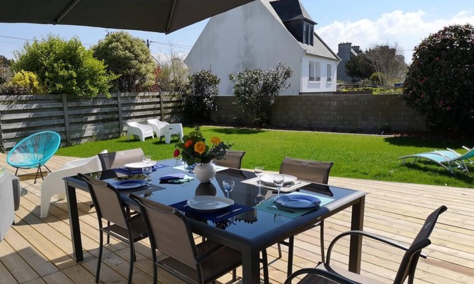 Plouguerneau House | Spacious house 200m from Lilia's beaches & restaurants
