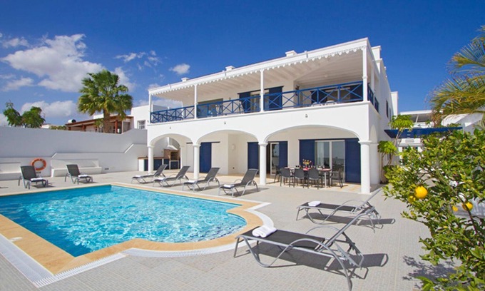 Puerto Calero Villa | Spacious Lanzarote Villa | 5 Bedrooms | Villa Puerto Calero Marina | Private.