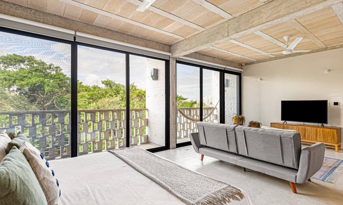 Downtown Cancun Apartment | Spacious Large Loft With Pool