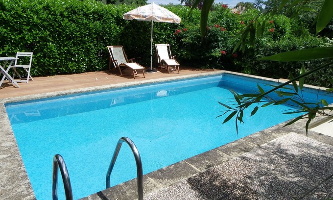 Quissac Villa | Spacious two bedrooms house with garden and swimming pool south of France