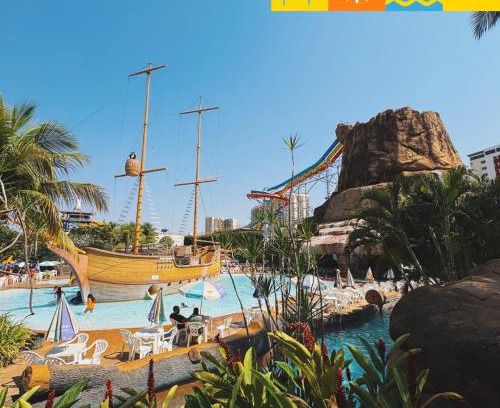 Jardim Paraiso Apartment | Spazzio diRoma com acesso ao Acqua Park - Temporada CN