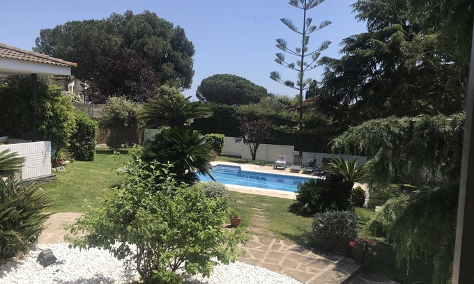 Arenys de Mar House | Spectacular house on the sea and mountain near Barcelona with pool and wifi.