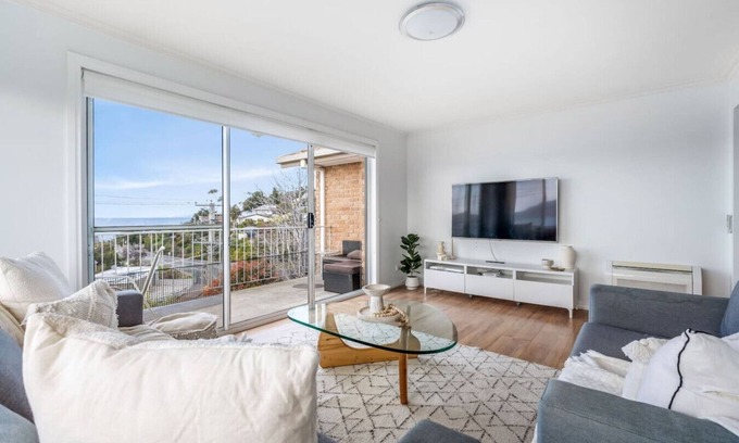 Sandy Bay Apartment | Spectacular View Modern Comfort