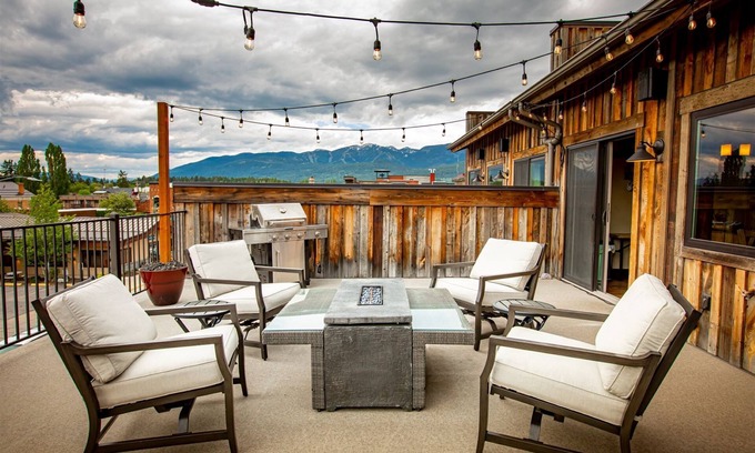 Whitefish Condo | Spend Winter in Whitefish! Stunning Penthouse in Heart of Downtown Whitefish!