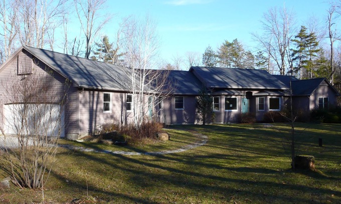 Becket House | Sprawling Berkshires Ranch Nestled In A Private Wooded Lot With Expansive Yards!