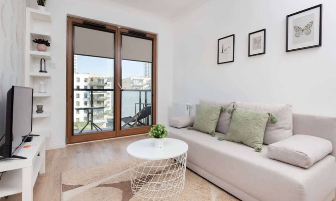 Nowy Port Apartment | Starowiejska 54 | Charming Apartment | Balcony