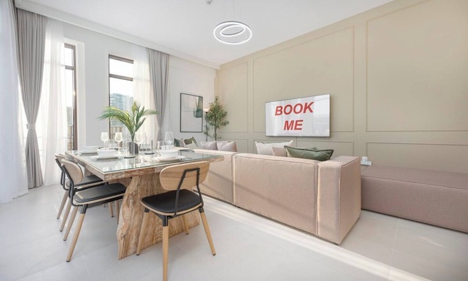 Dubai Apartment | StayShort - Peaceful 4-Bedroom, Bright Kitchen Space in Dubai Creek Harbour