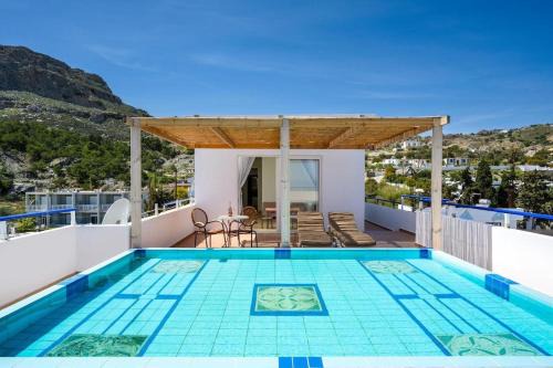 Stegna Apartment | Stegna Sunrise Suite Sleeps 4 Pool