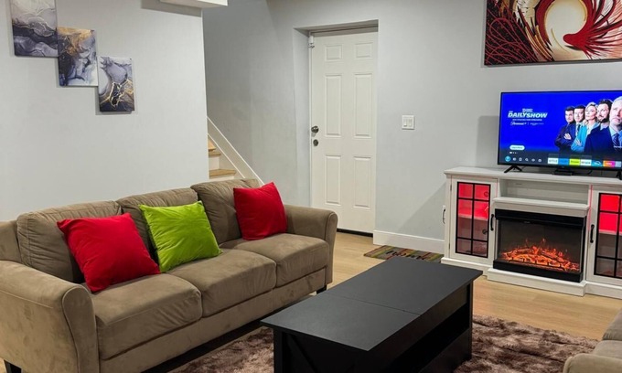 Irvington Apartment | Step into Serenity 3-bedroom apartment Entrance is on the side of the building.