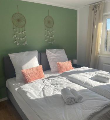 Blaustein Apartment | Stilvolles Apartment,3SZ,Einzelbetten,Legoland,Ulmer Münster,bis6P