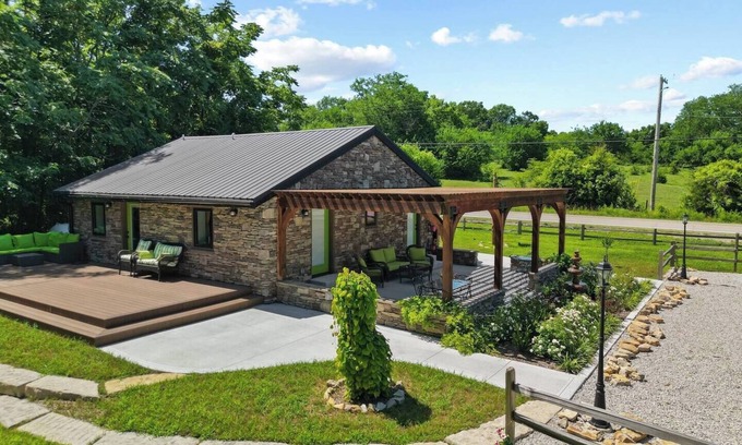 Stet Cottage | Stone Cottage With Cattle Views, Wooded Trails, Lush Gardens, & Old World Charm.