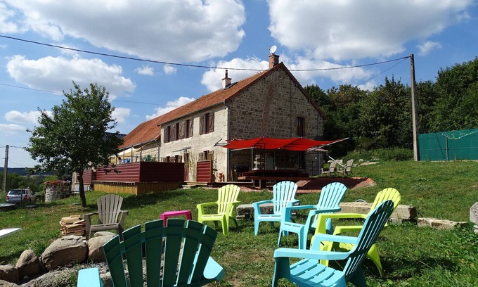 Gouttieres Other | Stone Farmhouse In Central France with all year indoor heated pool