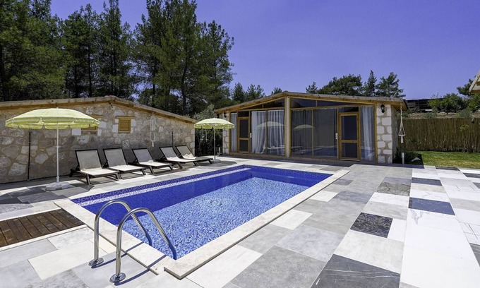 Kas House | Stone Flat w Pool and Garden in Kas