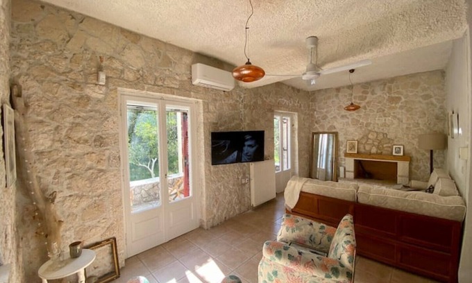 Katouna Apartment | ☼Stone house in Katouna with garden and view☼