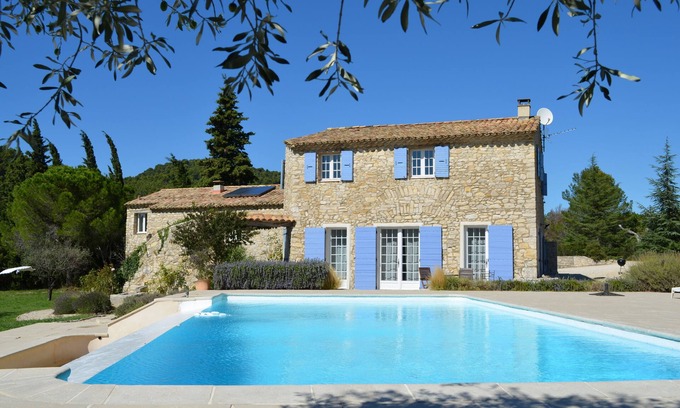 Seguret House | Stone house with beautiful swimming pool and enchanting panorama