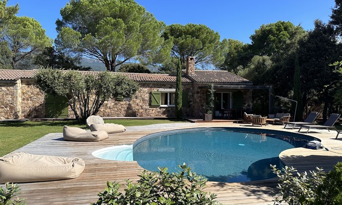 Porto-Vecchio Villa | Stone villa with private heated pool + city center parking space