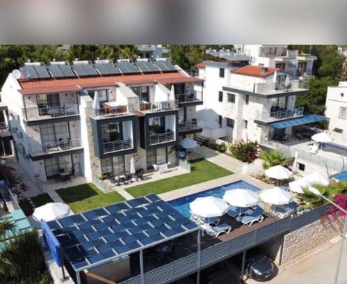 Kalkan Apartment | Stonehouse Aparts Dublex 3+1 mit Meerblick und Jakuzzi Kalkan No:5