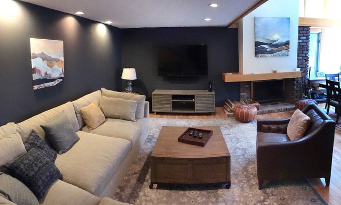 Stratton Mountain House | Stratton 4 bed (3 plus loft and basement sleeping) with Shuttle & Rec Room